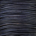0.5mm round Indian leather - pacific blue natural dye - 25m SPOOL