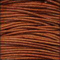 0.5mm round Indian leather - brown natural dye - 25m SPOOL