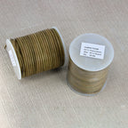 3mm round Indian leather - weathered PEANUT - 25m SPOOL