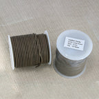 3mm round Indian leather - CEDAR BROWN - 25m SPOOL