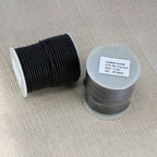 3mm round Indian leather - natural espresso - 25m SPOOL