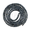 MINI Regaliz® Indian Braided Leather SMOKY MIDNIGHT - 1 meter