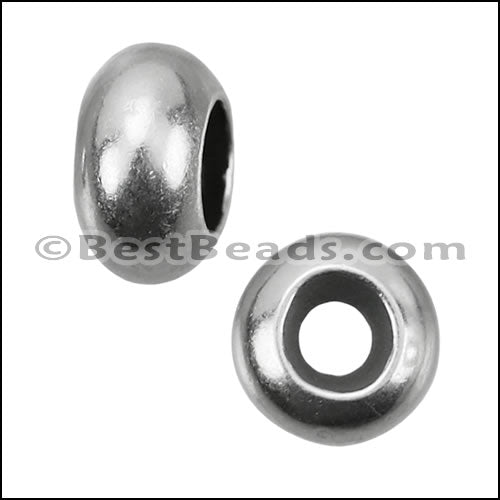 1 - 1.5mm XSmall Bead Stopper - ANT SILVER - 10 pcs