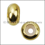 1 - 1.5mm XSmall Bead Stopper - GOLD - 10 pcs