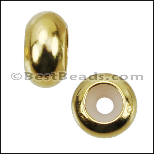 1 - 1.5mm XSmall Bead Stopper - GOLD - 10 pcs