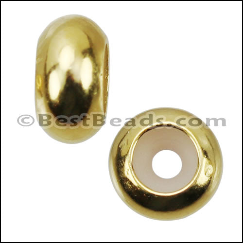 2 - 2.5mm Medium Bead Stopper - GOLD - 10 pcs