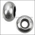 3 - 3.5mm Large Bead Stopper - ANT SILVER - 10 pcs