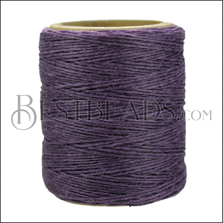 American Waxed Cord PURPLE - 0.030" - 210 ft spool