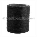 American Waxed Cord BLACK - 0.050" - 210 ft spool