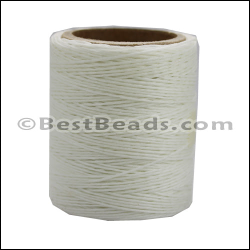 American Waxed Cord WHITE - 0.050" - 210 ft spool