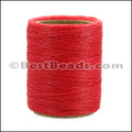 American Waxed Cord RED - 0.040" - 210 ft spool