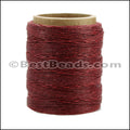 American Waxed Cord BURGUNDY - 0.030" - 210 ft spool
