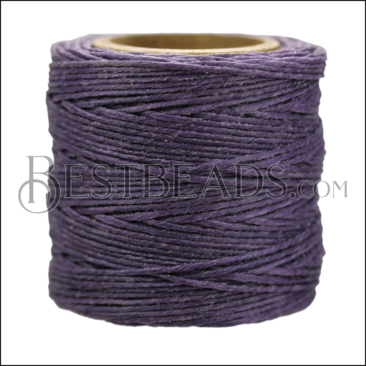 American Waxed Cord PURPLE - 0.050" - 210 ft spool