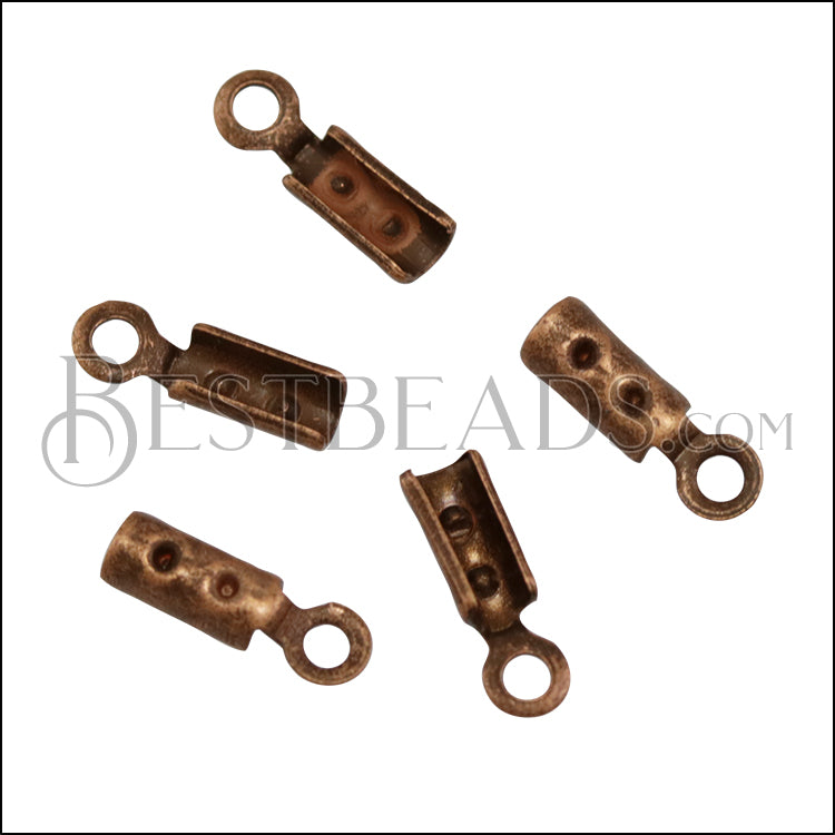 Crimp with Loop ANT.COPPER - 144 pcs