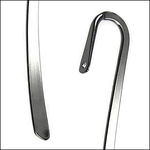 MINI Bookmark PLAIN style - Gunmetal - 12 pcs