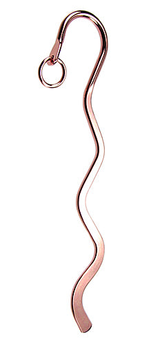 MINI Bookmark SWIRL style - Copper - 12 pcs