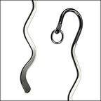 MINI Bookmark SWIRL style - Gunmetal - 12 pcs