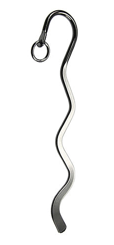 MINI Bookmark SWIRL style - Gunmetal - 12 pcs