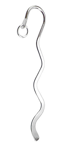 MINI Bookmark SWIRL style - Silver - 12 pcs
