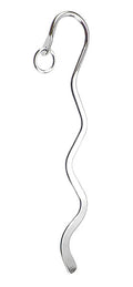 MINI Bookmark SWIRL style - Silver - 12 pcs