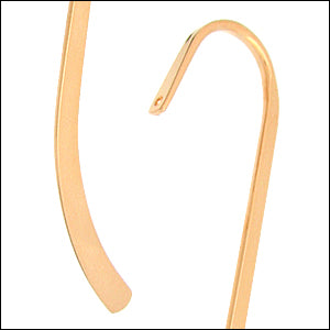 Bookmark PLAIN style - Gold - 12 pcs
