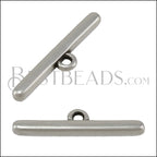 Rounded Connector Bar ANT SILVER - 10 pcs