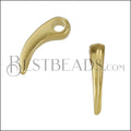 Claw Charm SHINY GOLD - 10 pcs