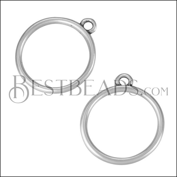 17mm Ring Charm ANT SILVER - 10 pcs