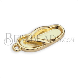 FLIP FLOP charm GOLD - 10 pcs