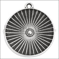 SUN RELIEF charm ANT SILVER - 10 pcs