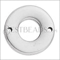 WASHER connector charm ANT SILVER - 10 pcs