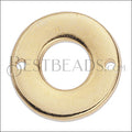 WASHER connector charm GOLD - 10 pcs