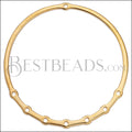 LARGE RING with 7 loops GOLD - 5 pcs