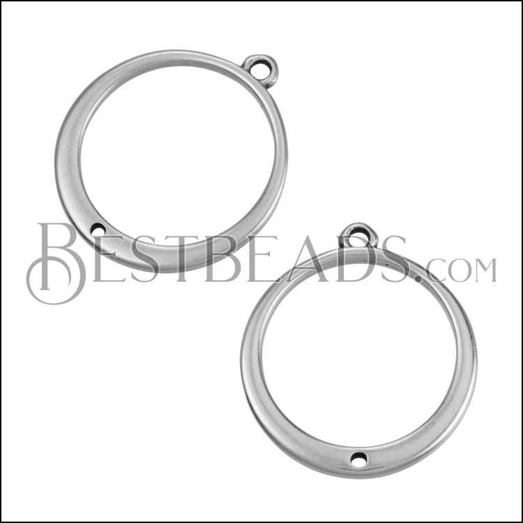 Eclipse Connector Charm ANT SILVER - 10 pcs