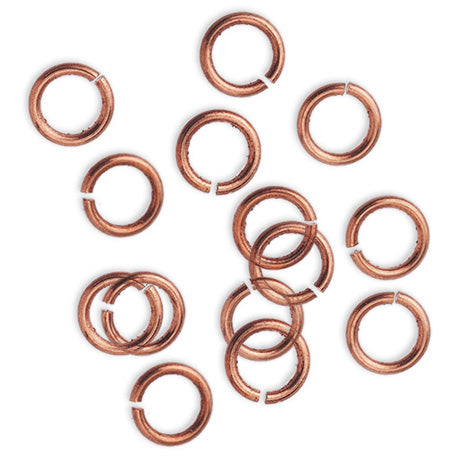3mm Euro Jump Ring - Antique Copper - 1oz