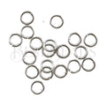 4mm Euro Jump Ring - ANT SILVER - 1oz