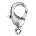 23mm Euro Lobster Clasp - Antique Silver - 25 pcs