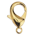 23mm Euro Lobster Clasp - Shiny Gold - 25 pcs