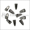 MINI Wide Spike Drop GUNMETAL - 10 pcs