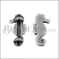 MINI Seahorse Bead ANT SILVER - 10 pcs