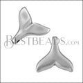 MINI Whale Tale Drop ANT SILVER - 10 pcs