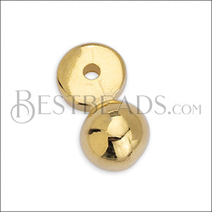 1.5mm round SPHERE mini charm GOLD - 10 pcs