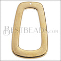 LARGE SHAPE open pendant GOLD - 5 pcs