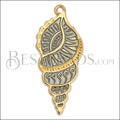 TRITON SHELL pendant GOLD with GLAZE - 5 pcs