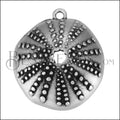 Sea Urchin Pendant ANT SILVER - 10 pcs