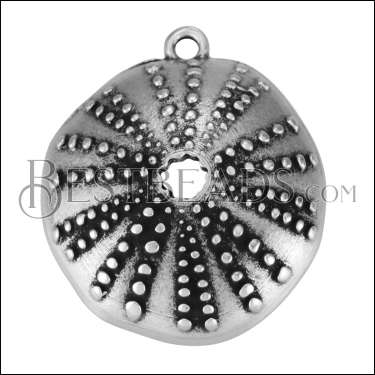 Sea Urchin Pendant ANT SILVER - 10 pcs
