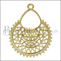 Moroccan Pendant SHINY GOLD - 10 pcs