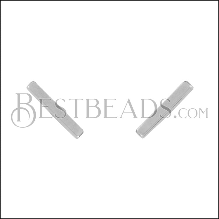 Bar Post Earring ANT SILVER - 10 pcs