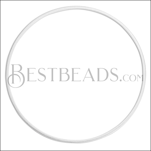 40mm Brass Ring ANT SILVER - 10 pcs