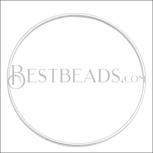 50mm Brass Ring ANT SILVER - 10 pcs